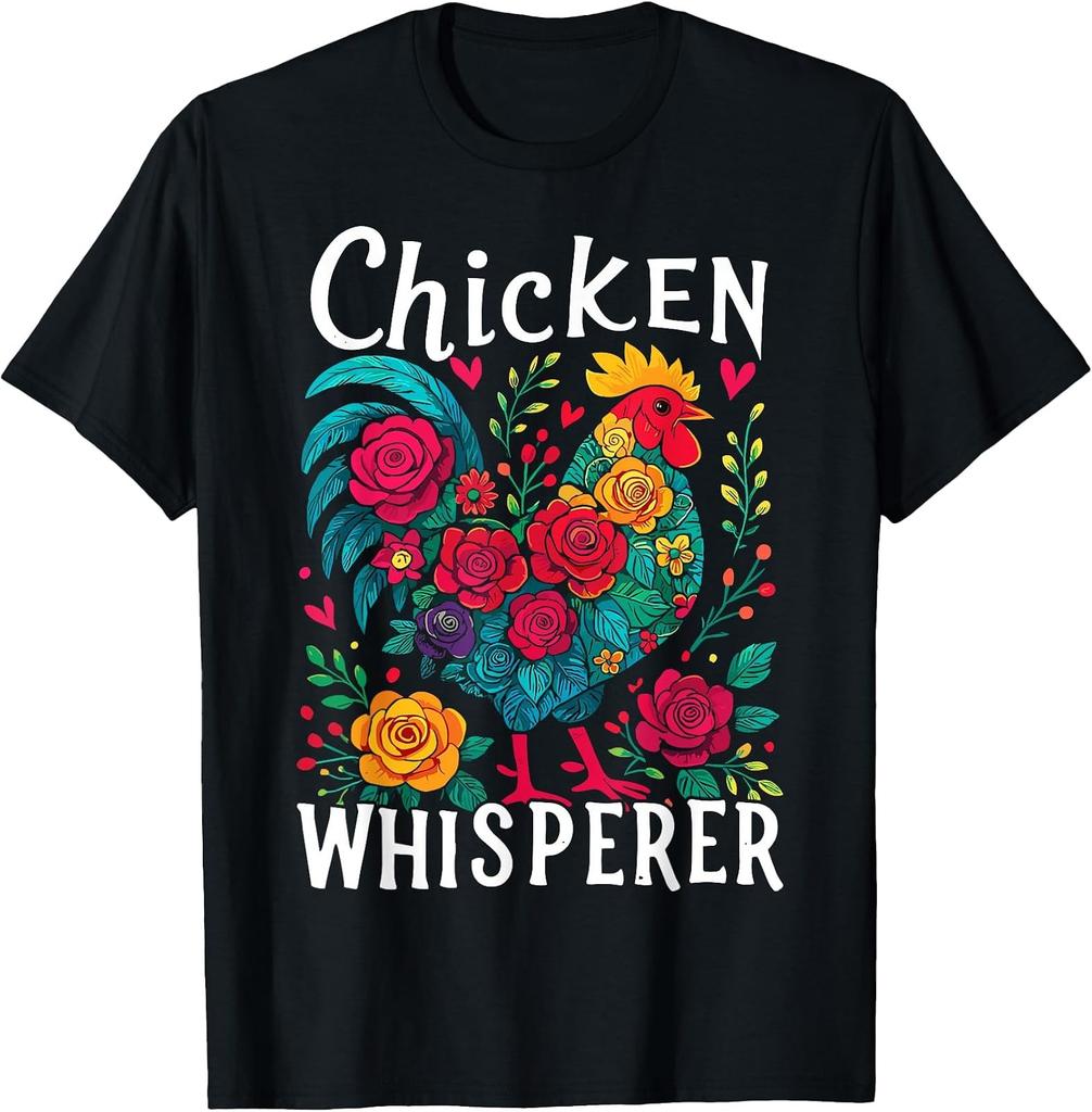 Funny Chicken Whisperer T-Shirt for Animal Lovers