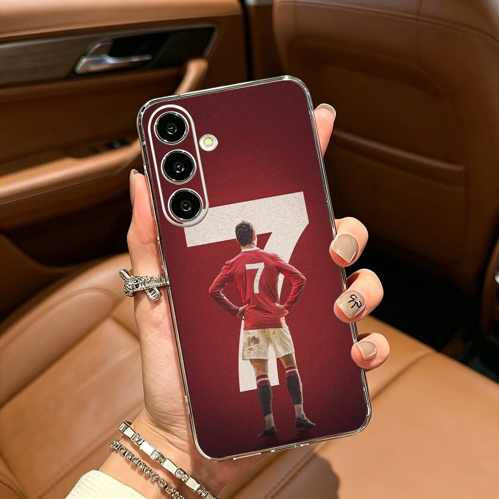 Прозрачный чехол для телефона C-R-7 R-Ronaldo для Samsung Galaxy A71, A70, A52, A51, A40, A30