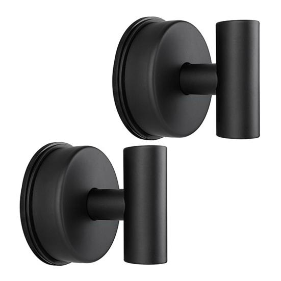 Yousheng 2 шт. Крючки на присосках для дверных венков, водонепроницаемые декоративные крючки-кольца для душа, без сверления, держатель для полотенец для входной двери, стеклянных окон, ванной комнаты