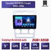 9-дюймовый автомобильный радиоприемник на базе Android Carplay для Hyundai ROHENS Coupe 2004-2006, автомобильный мультимедийный видеоплеер, GPS-навигация, WIFI, 2 + 32 ГБ
