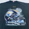 Винтажная футболка 90-х PITTSBURGH STEELERS HELMET XL футбол НФЛ мягкая