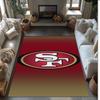 San Francisco 49ers Crystal Velvet Carpet Soft Anti?Slip Floor Mat Comfortable Home Living Room Bedroom Decor Rug