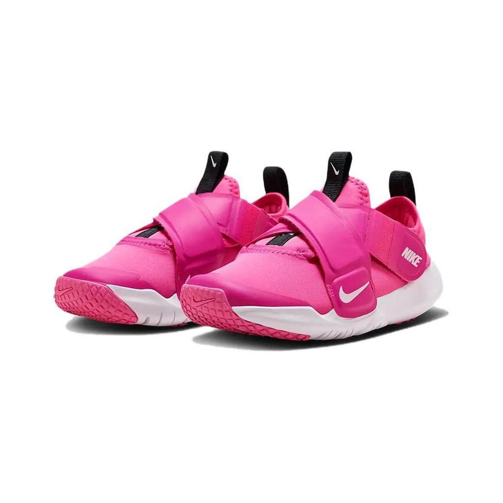 Nike Flex Advance Non-Slip Shock Absorption Low-Top Running Shoes Kids Sneakers Purple White CZ0186-603