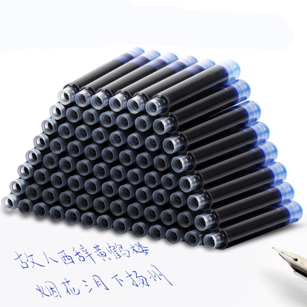 Студенческая ручка с пером среднего размера, взрослая офисная шариковая ручка, новая прозрачная поршневая перьевая ручка