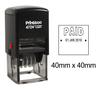 Printtoo Office Stationery With Paid Text Dater Stamp Self Inking Date Rubber