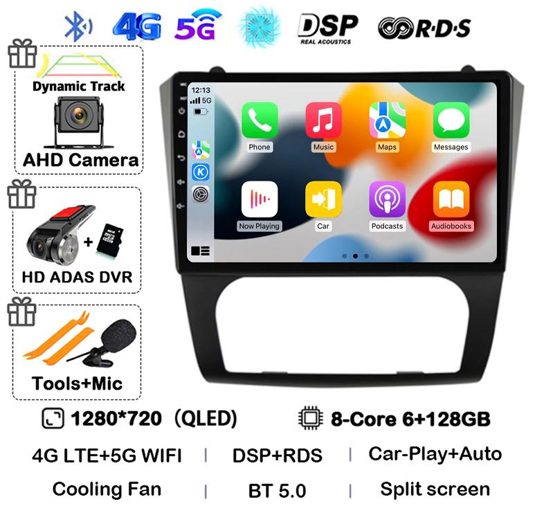 Android 14 Carplay+Auto WIFI+4G BT автомобильное радио стерео для Nissan Altima Teana 2008 2009 2010 2011 2012 мультимедийный видеоплеер GPS