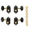 Ukulele Tuning Pegs Metal 2 Left 2 Right Guitar Tuning Knobs Machine Head Tuners for Bass