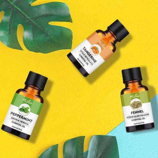 10 мл эфирного масла Растительный экстракт Натуральные ингредиенты Освежающий Успокаивающий Апельсин Мята Эвкалипт Кипарис