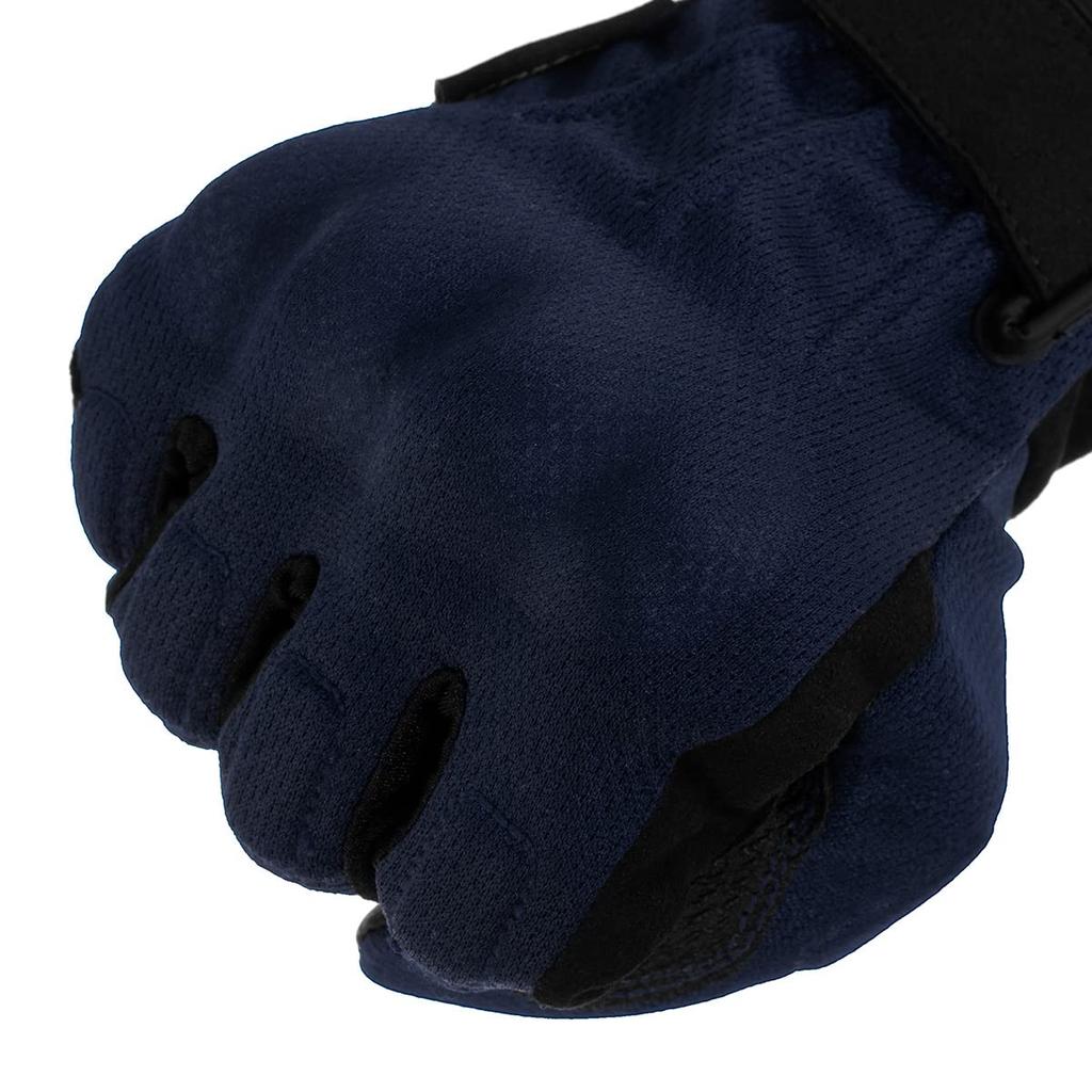 Komine Motorcycle Gloves Protective Vintage Mesh Large GK-2493 Gloves, Black,