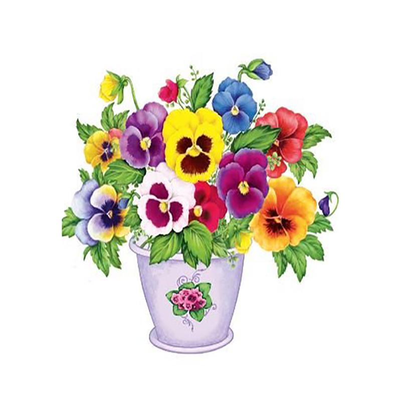 Полный круглый алмазная живопись из смолы, цветок, 5D DIY, алмазная вышивка, пейзаж, вышивка крестом, картина со стразами, настенное искусство