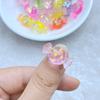 20 шт. Новые Милые Мини 11*21 мм Мультяшные Блестящие Конфеты Плоская Основа Смоляные Кабошоны DIY Украшения для Бижутерии и Поделок Аксессуары