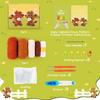 Crochet Kit for Beginners Adults Highland Cow Crochet Animal Kit Knitting Kit with Instructions Highland Cattle Crochet Complete Kit for Beginners,