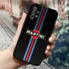 Чехол для телефона Martini Racing с горизонтальной полосой для Samsung Galaxy S24 S23 S26 S22 S25 S20 A16 S21 Ultra Fe Plus A54 A24 A53 Coque