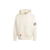 adidas Мужская толстовка Originals с круглым вырезом и логотипом Trefoil, флисовая, цвет Off White IX0346