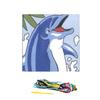 Canvas Kit for Child Seg De Paris Dolphin Pattern