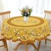 1 штука Скатерть круглая в стиле ретро с цветочным и птичьим принтом, доступно 5 размеров, квадратная скатерть с ретро-затенением и принтом цветов сливы и птиц