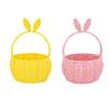 Плетеная Пасхальная корзина для детей Корзина для охоты на Пасхального кролика и яйца для демонстрации Овощные подарки на свадьбу Подарочная корзина для детского душа
