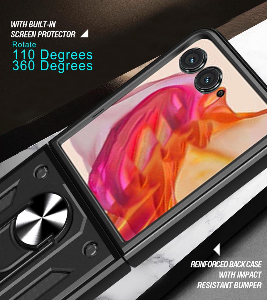 Двухслойный прочный жесткий чехол для MOTOROLA MOTO RAZR 70 Ultra 60 50 2026 2026 Razr70 Razr60 Razr50 Задняя крышка Корпус Coque