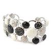 [G8274] - Designer Bracelet 'Sissi' Black White