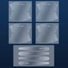8pcs Car Door Handle Stickers Transparent Protector Film For Jeep Renegade Compass Wrangler JK Patriot Grand Cherokee Rubicon AKS1