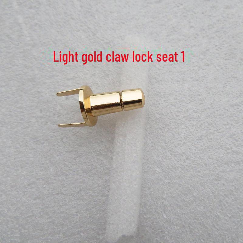 Diamond-Shaped Black Crossbody & Shoulder Bag with Gold/Silver Gilded Twist Lock Hardware