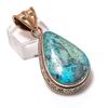 Хризоколла Ручная работа Медная подвеска 1,97" j5J81