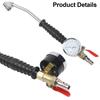 220PSI Air Tire Pressure Inflator with Valve for Car Truck Tire Pressure Gauge
