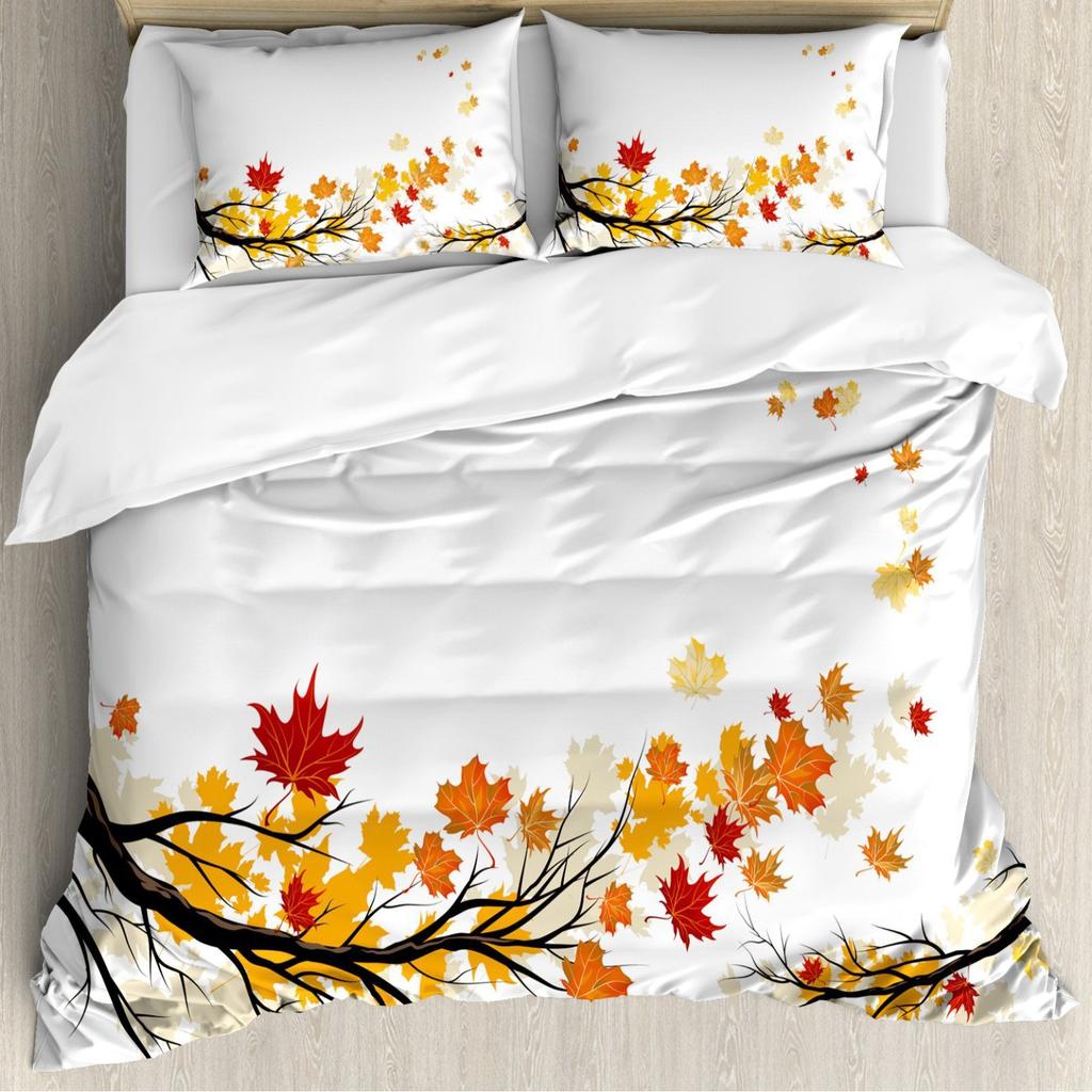 Японская манга Трехпредметный пододеяльник Цифровая печать Комплект постельного белья Сцена боя Покрывало