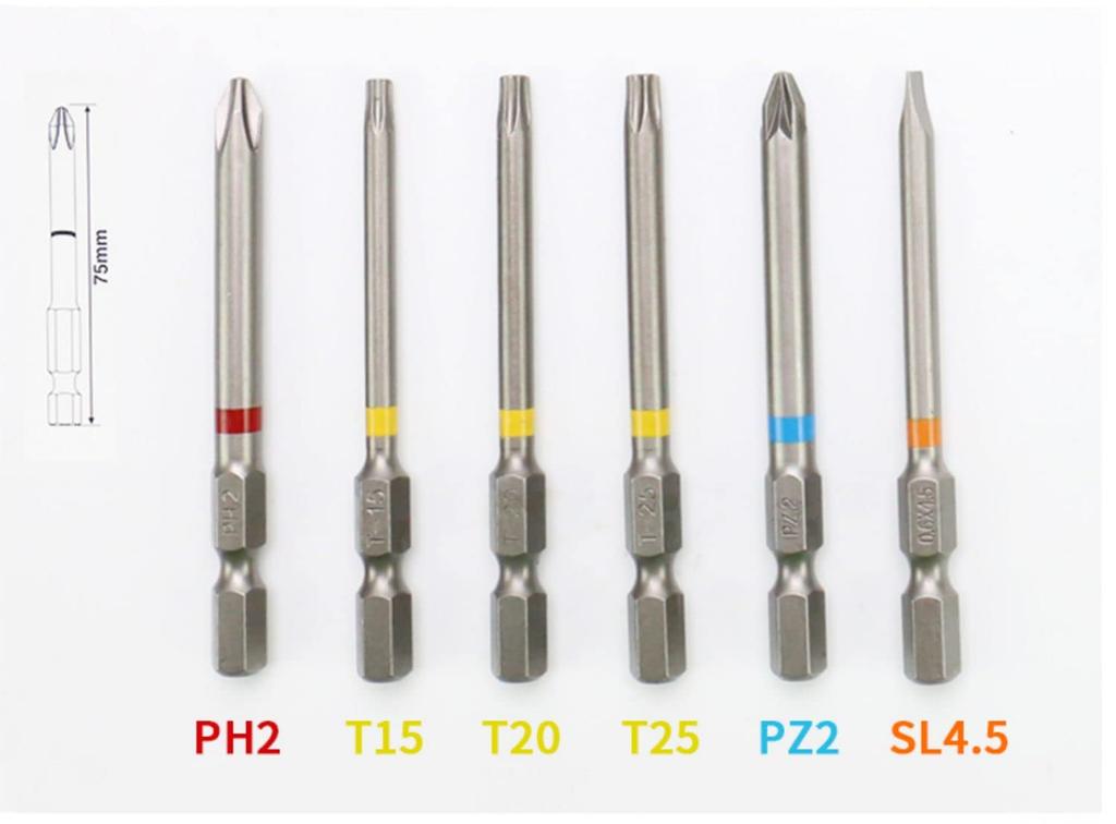 Makita Impact Driver Bit Socket Set of 43 Hex Shaft Shank with Case 6.35mm B-55697 [Item]