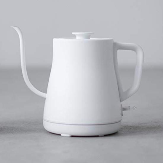 Ручной чайник электрический чайник белый стильный чайник из нержавеющей стали кофейник капельный электрический чайник до 800 мл
