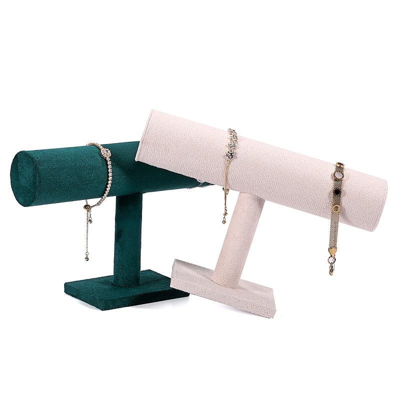 Jewelry Display Rack One Layer Jewelry Storage Rack For Bracelets Watches Necklaces T-Bar Bracelet Display Racks