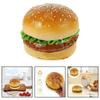 Artificial Burger Fake Bun Model Pu Realistic Burger Statue Artificial Sandwich