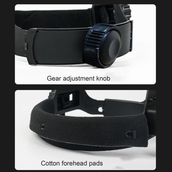 Самозатемняющийся сварочный шлем с налобным фонарем Легкая маска с защитой от дуги Многофункциональный сварочный щиток для различных применений