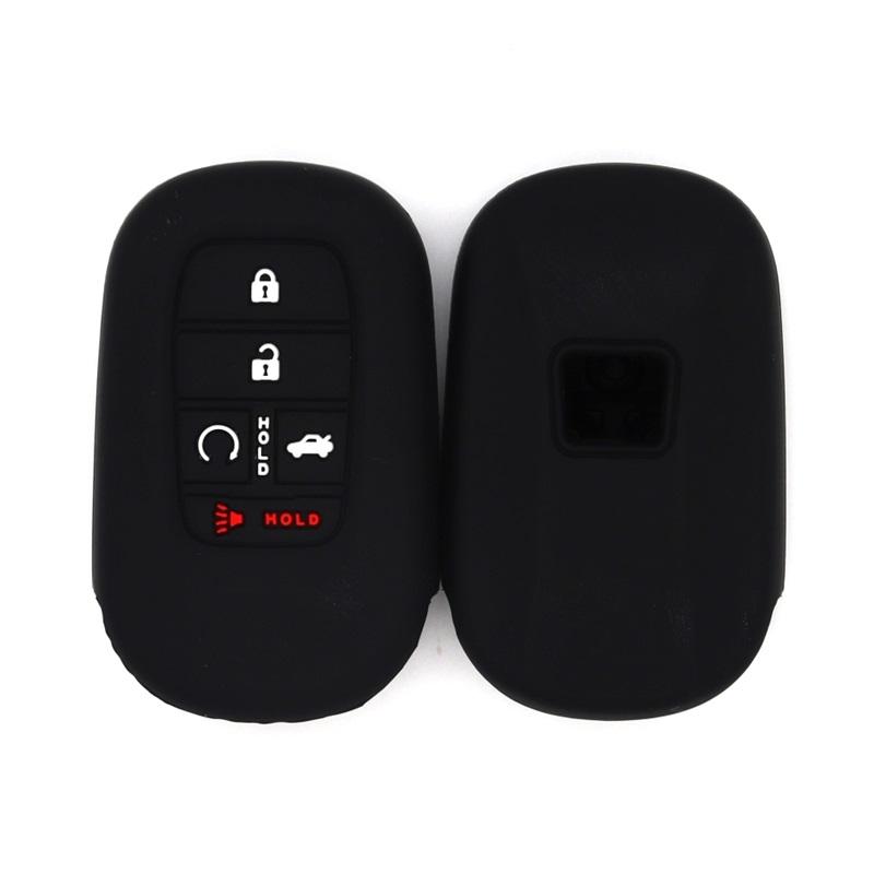 Силиконовый чехол для ключей с 5 кнопками, автоаксессуары для HONDA CIVIC Accord Vezel Pilot Freed CRV