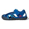 Captain Toey K Velcro Outdoor Simple Closed Toe Flat Sports Non-Slip Wear-Resistant Sandals Kids Sandals Blue BC0703