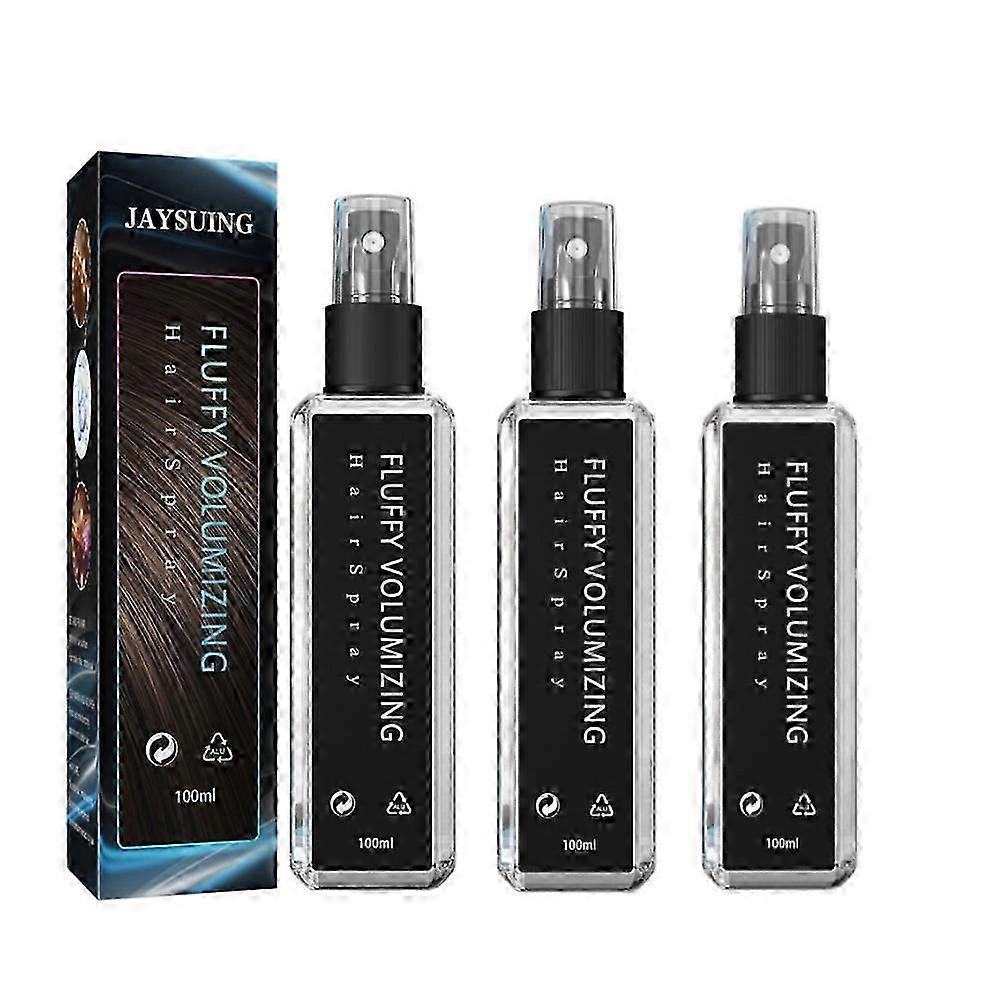 3pcs Magic Styling Fluffy Volumizing Hair Spray With Oil-Control Non Sticky, Long-Lasting Bright For All Hair Types