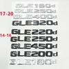3D 2014-2020 ABS Для Mercedes-Benz W166 W167 GLE180d GLE200d GLE350d GLE400d GLE500d GLE450d Автомобиль Задний Багажник Логотип Наклейка Шильдик