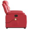 Recliner Chair with Lift Function Electric Red Faux Leather