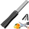 Folding Double-Sided Diamond Whetstone Set, Convenient Tool Sharpener for Resurfacing, Sharpening Knives, and Kitchen Scissors, Fan-Shaped and Folding