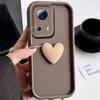 На Mi13 13lite милый силиконовый чехол с сердечком для Xiaomi Mi 13 Lite 5g женский матовый мягкий противоударный чехол для задней панели Xiaomi13 Mi13lite