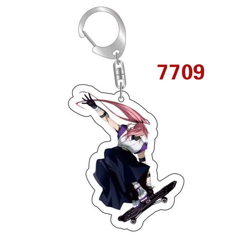 Аниме SK8 Бесконечный скейтборд, брелок для ключей, сумка, кулон, прозрачный акрил, персонаж мультфильма, брелок для скейтборда, кольцо, ювелирное изделие, подарок