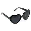 Женские солнцезащитные очки в форме сердца для пляжной вечеринки в стиле ретро Лолита Любовь Аксессуары