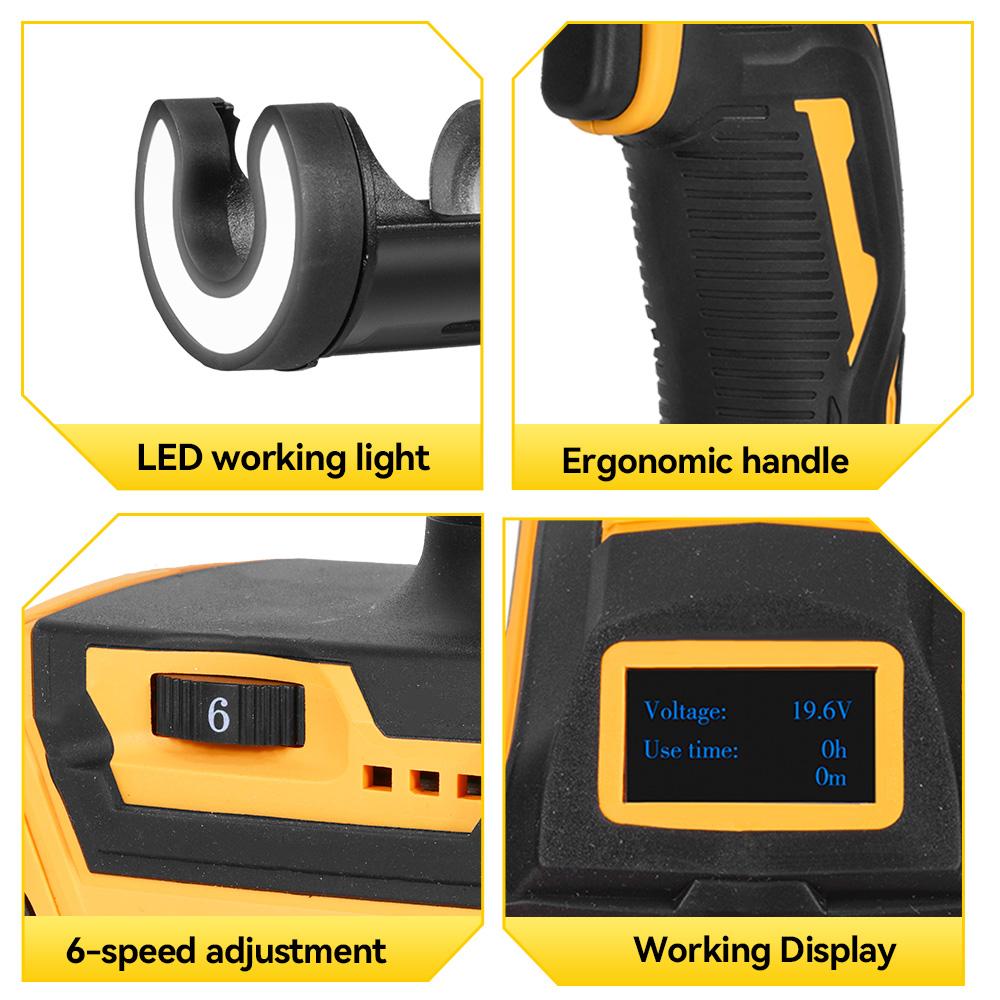 MELLWIN 10 унц/300 мл Пистолет для герметика для стекла Аккумуляторный Двери и окна Электрический инструмент для заделки швов Для аккумулятора Makita 18 В Штифт