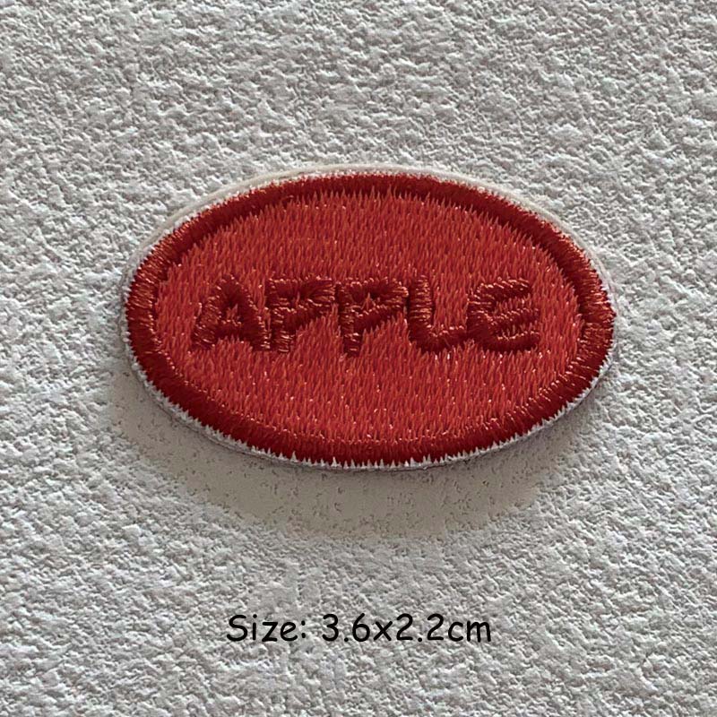 Rabbit Carrot Fox Fish Self Adhesive Clothing Patch Embroidery Thermal Patches DIY Heat Transfer Stickers Garment Accessory Fashion New