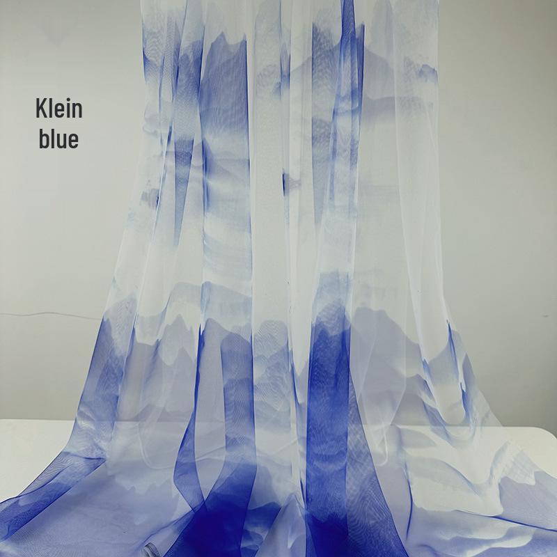 Прозрачная марлевая занавеска для двери с каллиграфией: Древнекитайский стиль для чайного дома и фотографии