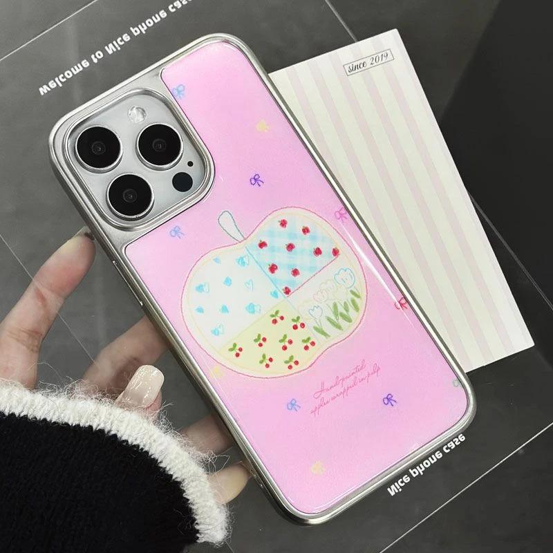 Креативный сшитый чехол для iPhone 17, защита от конденсата, 16 Pro Max, мобильный телефон, 14, персонализированный, 13, нишевый, 12, наборы, 15