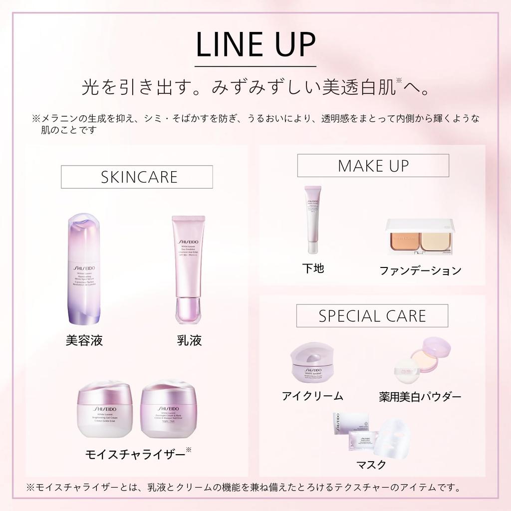 SHISEIDO White Lucent Illuminating Micro S Serum 30 мл Сыворотка-крем Зеленый цветочный аромат Осветление Прозрачность Увлажнение Shiseido [Официальный]