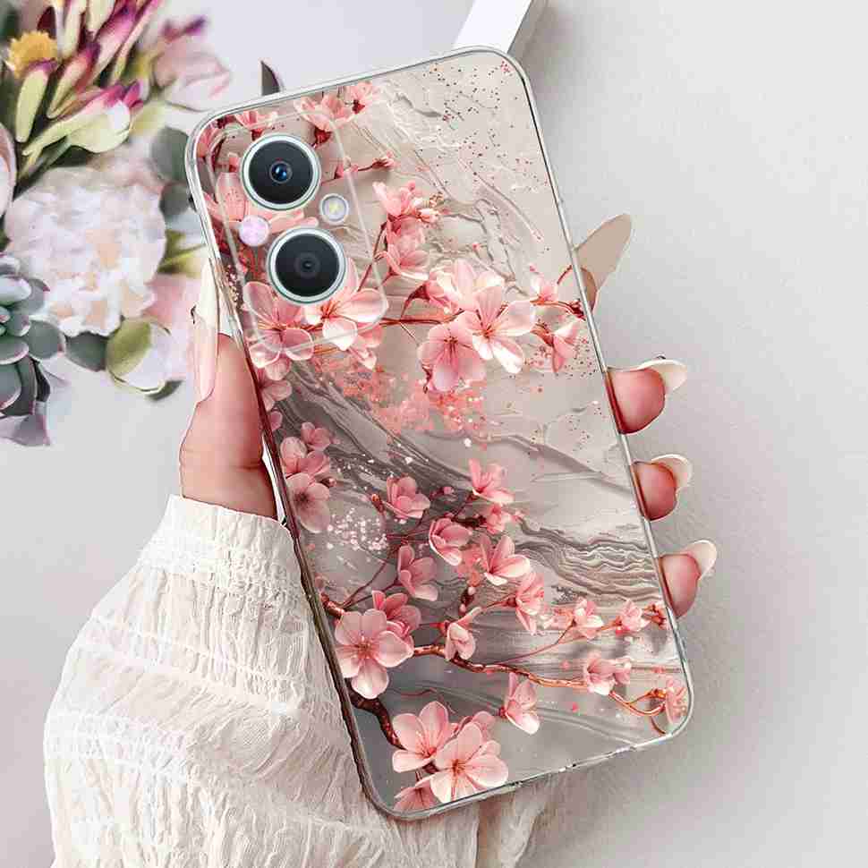 Для Oppo A96 5G 6.43" PFUM10 Чехол PHA120 Роскошный Любовь Милый Кот ТПУ Мягкий Силиконовый Чехол Для Oppo Reno7 Z 5G CPH2343 Корпус Телефона