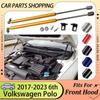 Амортизаторы капота для VW Volkswagen Polo 6-го поколения 2017 2018 Передний капот Подъемник Амортизатор Амортизатор Шток