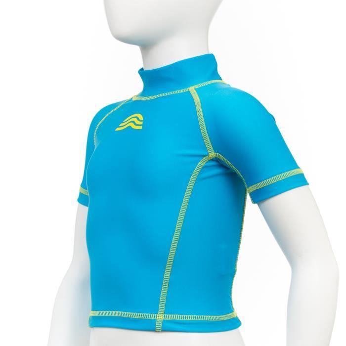 T-shirt fille Aquarapid UV - tourquoise - 10 ans